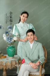 -时光纪亲子全家福照相馆(静安店母女写真父母纪念照)