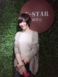 免打理柔美修颜短发-V-STAR威斯达•高级私人定制