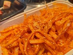 桔梗拼明太鱼丝-齐市马佳地摊烤肉