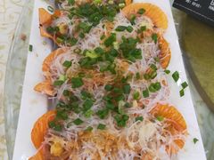蒜蓉粉丝蒸扇贝-皓景海鲜·地标美食(双月湾店)