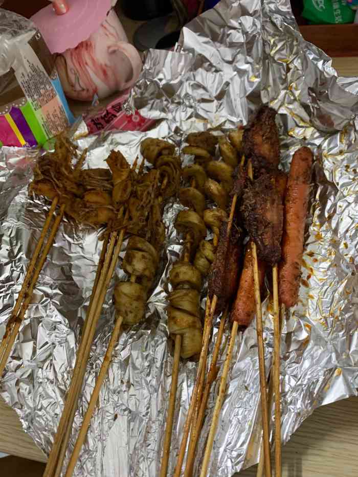 时间线烧烤(通源市场店)-"外卖为主,在市场里面,烤串中规中矩,但是.