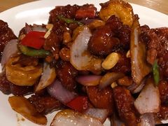 椒香虾仁爆鸡球-陈傻子餐厅(世纪都会店)