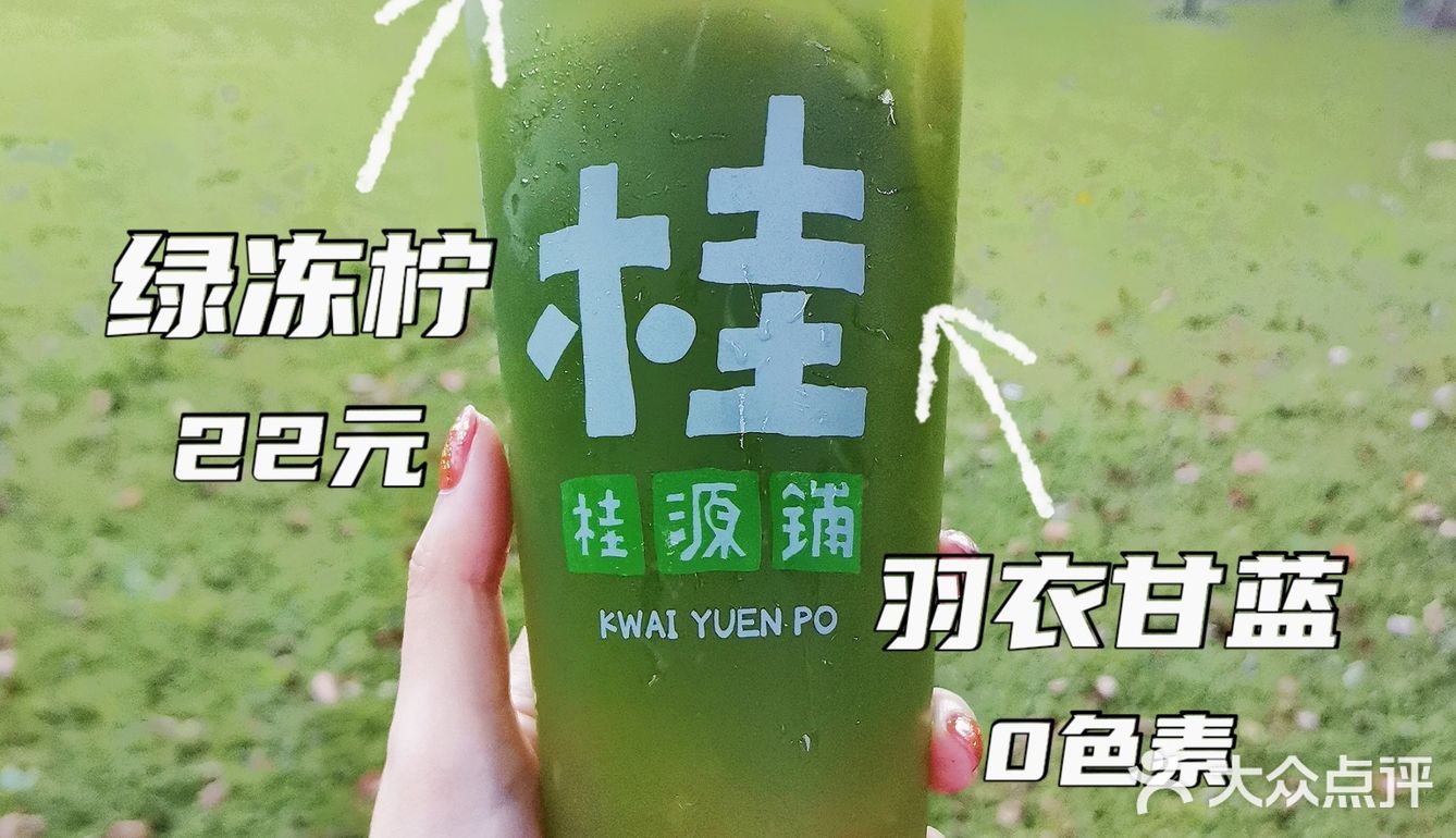 桂源铺的各种柠,最喜欢绿冻柠☑️