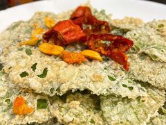 面拖桑树叶-天台徐家小吃