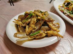 姜葱爆炒蛏子-阿杰臻选海鲜饭店(普陀山店)