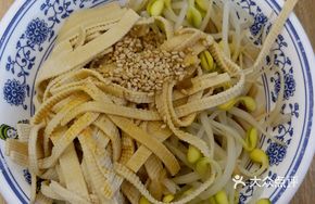 Cold Tofu Skin Noodles Salad