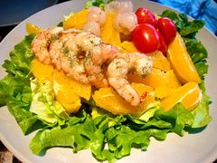 鲜橙老虎虾沙拉-Lets burger非常汉堡·环球风味(蓝色港湾店)