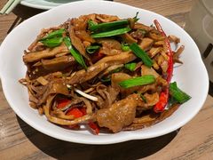 三层肉炒建瓯笋芽-四道菜·福建菜馆(新街口金鹰店)