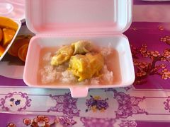 榴莲糯米饭-芒果糯米饭摊子