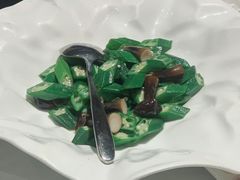 白灼秋葵-四季民福烤鸭店(王府井灯市口店)