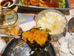 金枪鱼泡菜饭团-冰川延边料理·炭烤串(原小木屋店)