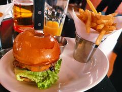 牛肉培根汉堡-Chili's Cafe&Bar奇利斯(滨江店)