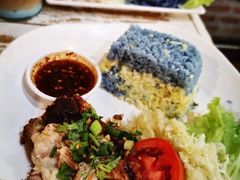 -蝶豆花蓝面条