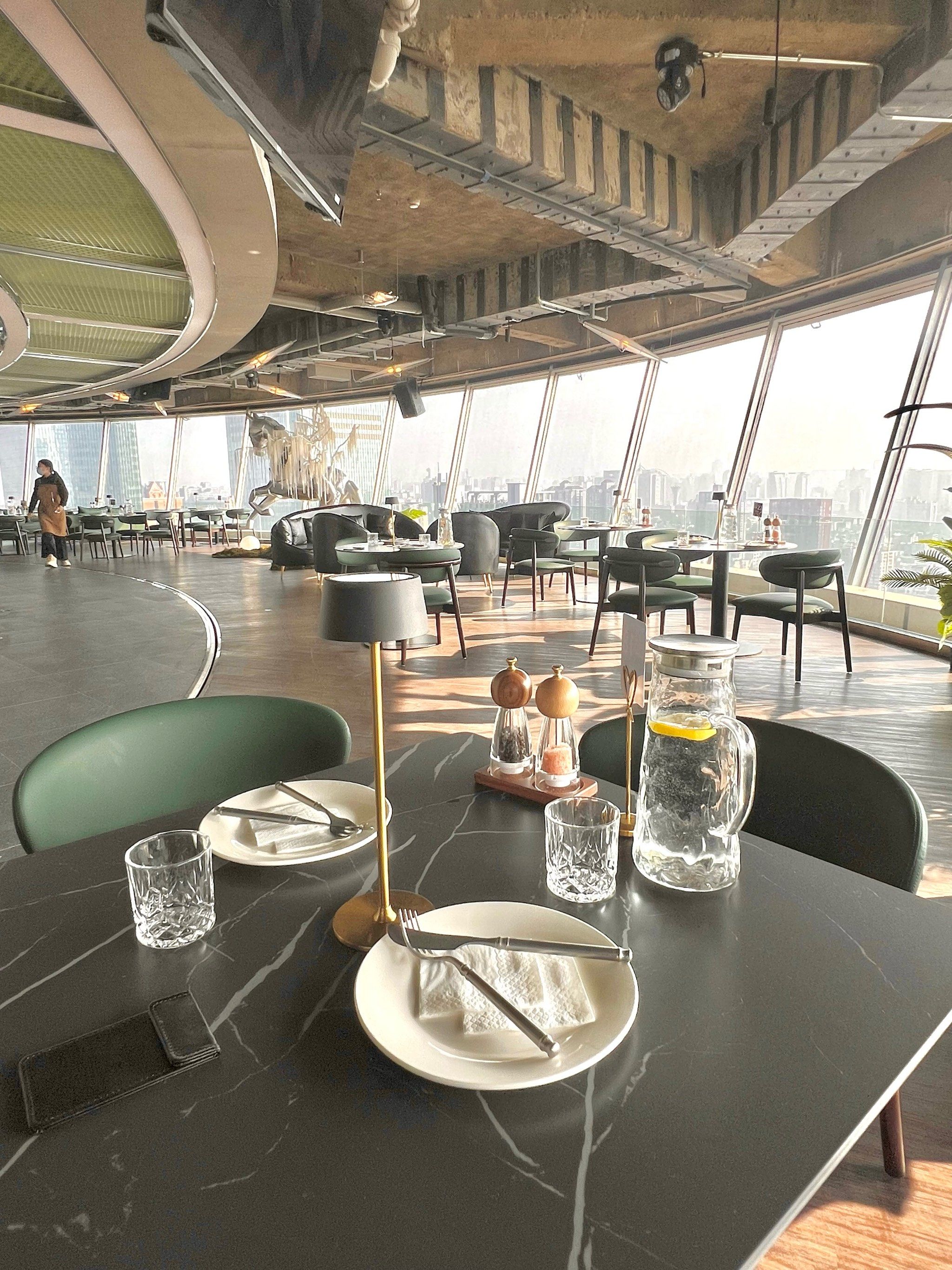 长沙!终于有了!高空落日旋转餐厅