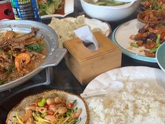 -东来菜馆•手抓海鲜家常菜•海鲜锅贴(鸽子窝店)