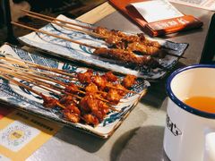 烤羊肉串-探鱼·鲜青椒爽麻烤鱼(天一广场店)