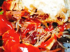 金针菇培根拌饭-中央财经大学-食堂