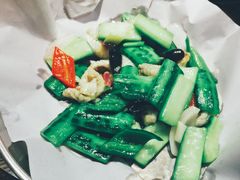 巴鱼皮炒时蔬-飞尝蚝·顺德菜·鱼生(顺德总店)