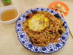 鱼香肉丝炒面-一城一面兰州纯汤牛肉面