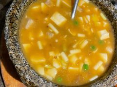 鸡汤虾仁豆腐-绿茶餐厅(天津天河城店)