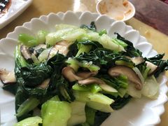 香菇炒青菜-老中和羊肉馆