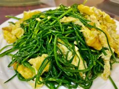 沙葱炒鸡蛋-壹阁胡羊焖饼(特色小吃街店)