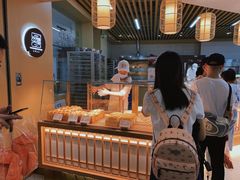 面包甜点陈列柜-木子木水日式烫面包(世界城光谷店)