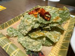 香酥桑叶-食光慢宴·安吉土菜馆