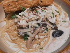 奶油黑松露杂菌宽意面-gaga(深圳南山益田假日广场店)
