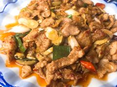 酸木瓜炒肉-杨老大生皮白族菜