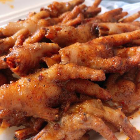 小胖子烧烤排挡-"超级无敌好吃!鸡爪和年糕烤的香软糯!好吃.