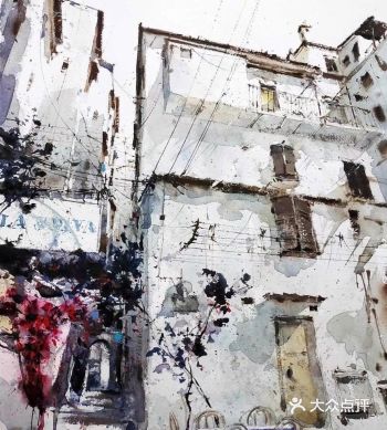 水彩建筑艺术特别有魅力～