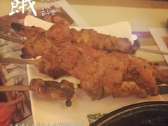 羊肉串-语言大学-清真食堂
