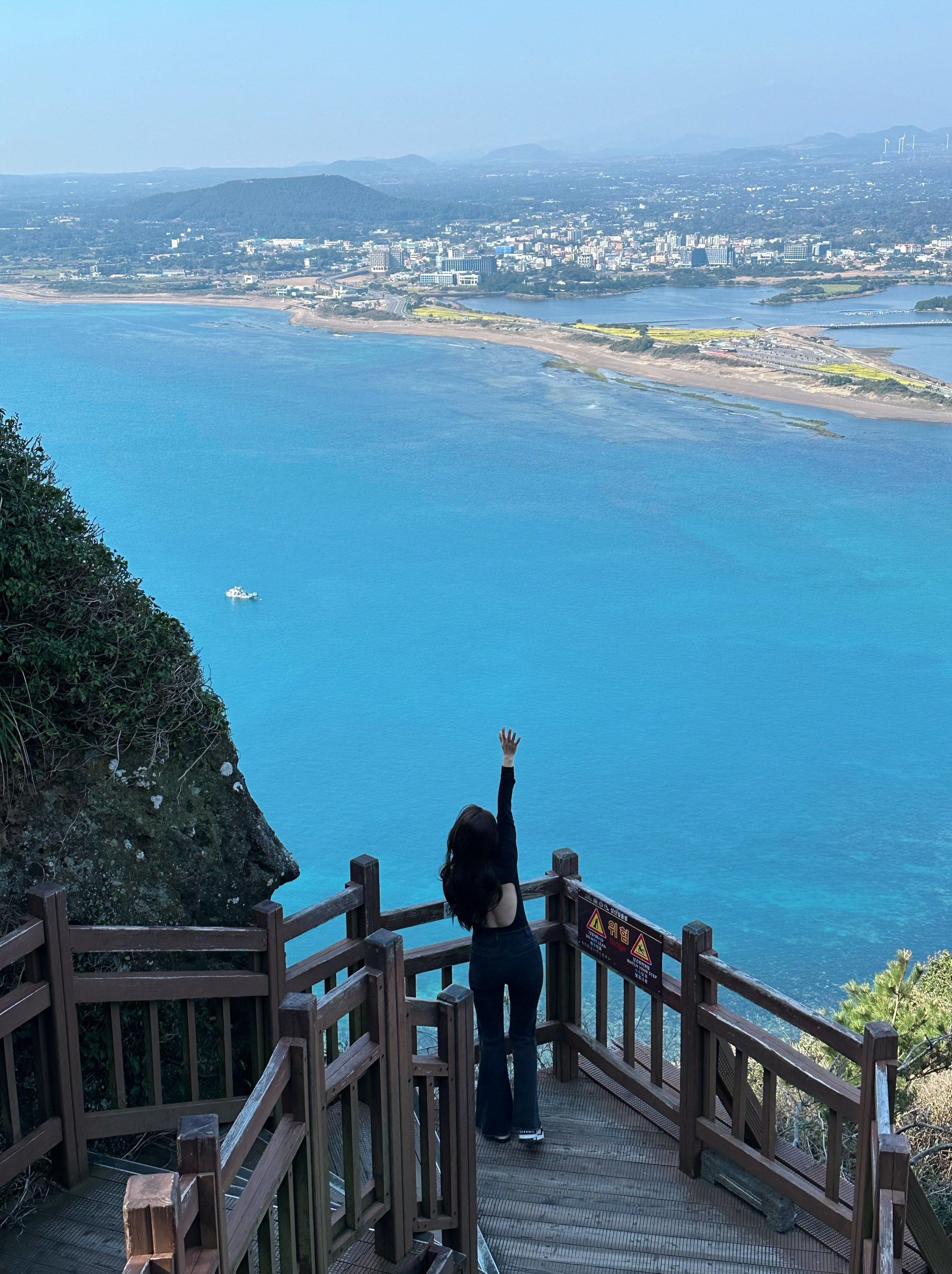 韩国济州岛,日出峰