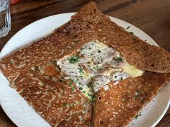 鸡蛋蘑菇熏肉荞麦可丽饼-RAC BAR(安福路店)