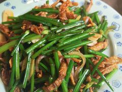 鱿鱼干炒韭菜花-李唐千秋客家菜