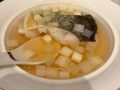 夜来香蒲菜汆闽东黄鱼-扬州香格里拉·香宫中餐厅