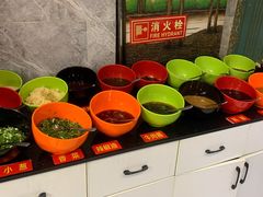 自助调料区-独一道·邵伯龙虾土菜馆·烧烤(雨花西路店)