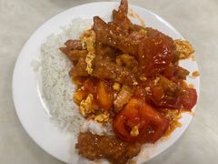 番茄蛋猪扒饭-好好滋味茶餐厅