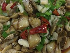 姜葱炒海瓜子-胖大嫂渔家排档(半边山店)