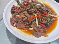 肝腰合炒-川旺角融合菜•海景餐厅(星海广场店)