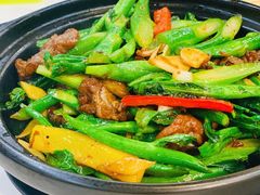 芥兰炒牛肋条-渔文乐·海鲜大排档(壹品总店)