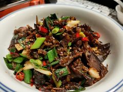 白辣椒炒臘牛肉-湘语·湖南家常菜(新洲店)