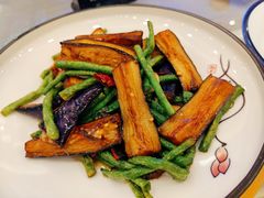 大师傅茄瓜炒豆角-顺风山庄(水濂山店)