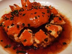黑豚肉饼蒸膏蟹-阿明小菜·海鲜·上海菜(浦建路店)