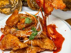 -东来菜馆•手抓海鲜家常菜•海鲜锅贴(鸽子窝店)