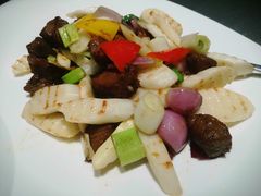 山药炒牛肉粒-箸福·夜上海(月牙湖公园店)