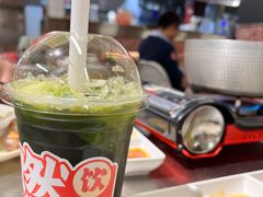 手打柠檬茶（绿）-燃计沙茶皇·香港沙茶火锅(人广旗舰店)