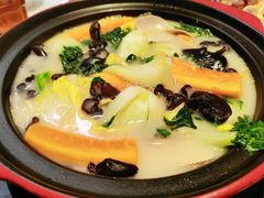 无油鲜贝煮时蔬-港丽餐厅(高德置地店)