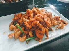古法油爆虾-蟹黄鱼面·锦园(定西路店)